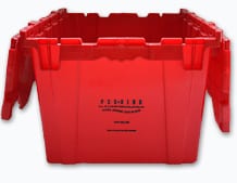Plastic moving crates for Office Moves, Classroom Relocation - Pac-King LLC